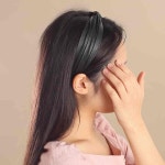블랙 레자 꼬임 헤어밴드 머리띠 여자 헤어띠 리본 데이트 데일리 두꺼운 머리