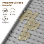 오도랜드 2PCS 실리콘 고양이 깔때기 매트 20 7 14 8 - 박스 산란 제어 트래핑 애완동물 트레이 방수 내구성 미끄럼 방지 세척 가능한 캐처