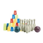초등저학년 신체놀이 컵쌓기 볼링 2종 수업교구 유치원교구 선물용