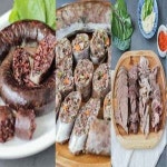 강원도 속초 전통식품 찰순대 1kg 아바이순대 1kg 내장모듬 약 1 2kg