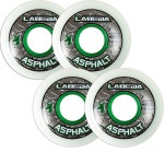 라베다 아스팔트 아웃도어 인라인 롤러 하키 휠 흰색 83A 4팩