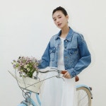 잇미샤 버튼포인트 데님 자켓 ITP3ZDJ820