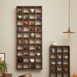 빈티지 머그 진열장 주방 인테리어 그릇장 찻잔 수납장 원목