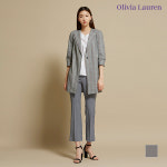 올리비아로렌 노카라 체크 자켓 VOCFUWM3271