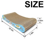 TTCAT 고양이 긁힘 패드 2팩 골판지 판지 가구 보호용 캣닙으로 뒤집을 수 본 타입 내구성 보드