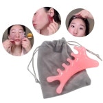 돌고래 괄사 얼굴 바디 곡선형 마사지기 파우치