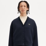 프레드페리 프레드페리 여성용 Tipped Sweatshirt Cardigan M G9166