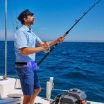 ASOCEA 낚시 파이팅 허리 벨트 2 5 내경 오프쇼어 태클 보트 낚싯대 홀더