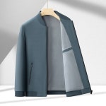 아고스또 남자항공점퍼 춘추 중년 야구 넥 디지털 프린트 캐주얼 행정 점퍼 쇼트 카디건 UNO1