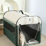 강아지 이동식 텐트 하우스 휴대용 애견 대형견 접이식 케이지 중형견