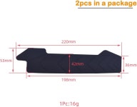 CYSKY 2개 실리콘 자전거 프레임 체인스테이 보호 스티커 체인 가드 패드 커버 3M 백킹 끈적끈적한 웰 내구성 경량 Regular Style