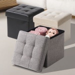 미니 수납 스툴 접이식 쇼파 발받침 보조 의자 사각 현관 화장대 낮은 벤치 풋