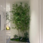 인조 대나무 장식 8개 2m 호텔 스 받침대세트 실내 받침대 가림막 파티션 조경 식물 1 칸막이 사용하기 1미터 높이 끝부분이