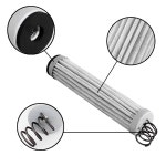 정수압 변속기 오일 필터 존 디어 325 335 345 355D 대체 19216726451에 적합합니다 M806848 GT242 GT262 GT275 M806626