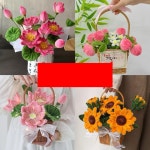 꽃다발 졸업식 철사 키트 시들지않는꽃 모루 선물 DIY 꽃만들기 공예