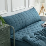 푸딩 부드러운 소프트워싱 누빔 헤드쿠션 솜포함