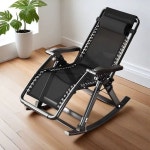 메쉬 흔들의자 여름 1인용 발코니 휴식 통기성 사무실