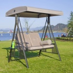 야외 그네의자 철제 흔들 3인용 마당 정원 방수 테라스 옥상 스윙체어 카페 1 창고 정리 랜덤 컬러 만자형 그네 피는