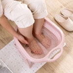 족탕기 접이식 폴딩형 족용통 족욕기 지압 족욕 바스 족욕통 족욕바스켓 지압족욕기