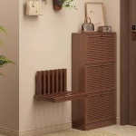 원목 현관 접이식 벤치 벽걸이 신발 의자 간이 신발장