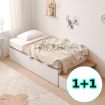 무지스 1 1 무헤드 서랍 대용량 수납침대 기본 내추럴 H4707
