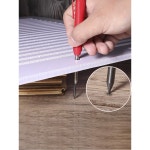 단단한 목수 건설 스틸 자동차 펜슬 흰색 개폐식 기계식 공구 리필 마커 구멍을