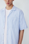 스튜디오톰보이 링클 스트라이프 셔츠 9155221114