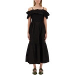 GANNI 가니 롱 스목 드레스 F9168