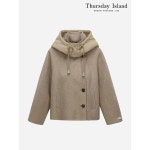 써스데이아일랜드 패딩후드 핸드메이드 코트 T238MCT238W