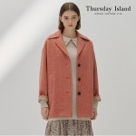 써스데이아일랜드 3버튼 코쿤핏 코트 T218MCT235W