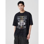 에잇세컨즈 그래픽 절개 디테일 티셔츠 264742DY35