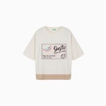 베네통 크로셰 블럭 과일 니트 BAKPF6531