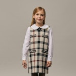 닥스키즈 하우스체크 트위드 원피스 DUF11NA52M