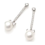 루루골드 실버 베스 펄 침형 귀걸이 E01-784