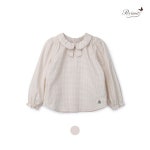 페리미츠 도트 카라 리본 블라우스 P2431B361