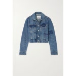 GANNI 패치 트러커 데님 자켓 J1345