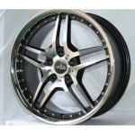 인터테크 코니체 373 블랙폴리쉬 이녹스 (19인치/5홀/114.3/9.5J+38)