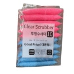 성보크리미 대용량 투명 수세미 10개입