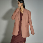 딘트 핀턱 패드 자켓 j2846