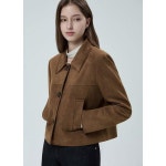 잇미샤 스웨이드 싱글 자켓 ITP9LJK580