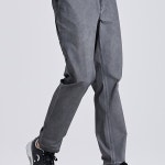 남성 가먼트다잉 스트레치 카고 팬츠 차콜 CHE3MPT5325CH