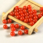 마노 옥 바둑알 천연석 크리스탈 선물용 붉은색41 흰색40 1 마노오목 레드41 화이트40