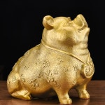 대형 황금복돼지 재물복 풍수 돈복 개업선물 행운 높이 재복