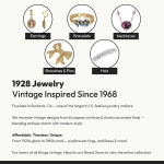 1928 주얼리 여성 신부 웅변 18 섬세한 그라데이션 유리 인조 진주 끈 목걸이