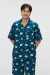 스파오 스파오 SPAO 왹냐 안녕 지구인 파자마NAVY 809107 SPPPF25UF4 809107