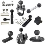 샤크라 오토바이 mwupp 램마운트호환 거치볼 DIY 부속 부품 파츠 액션캠 핸드폰거치대 1개 1 백미러볼