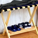 수화물 수납 호텔 거치대 받침대 러기지랙 캐리어 접이식