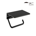 더죤테크 필로토 더죤테크 폴리아75111휴지걸이 블랙크롬 욕실악세사리 휴지걸이