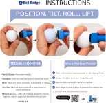 볼 배지 - 골프 스탬프 더 퍼니 시리즈 마커 재사용 가능한 마킹 도구를 사용하여 공을 식별합니다 Always Wash Your Balls