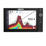 SolarMAX HD 디스플레이가 탑재된 Simrad NSS 4 차트 플로터 피쉬파인더